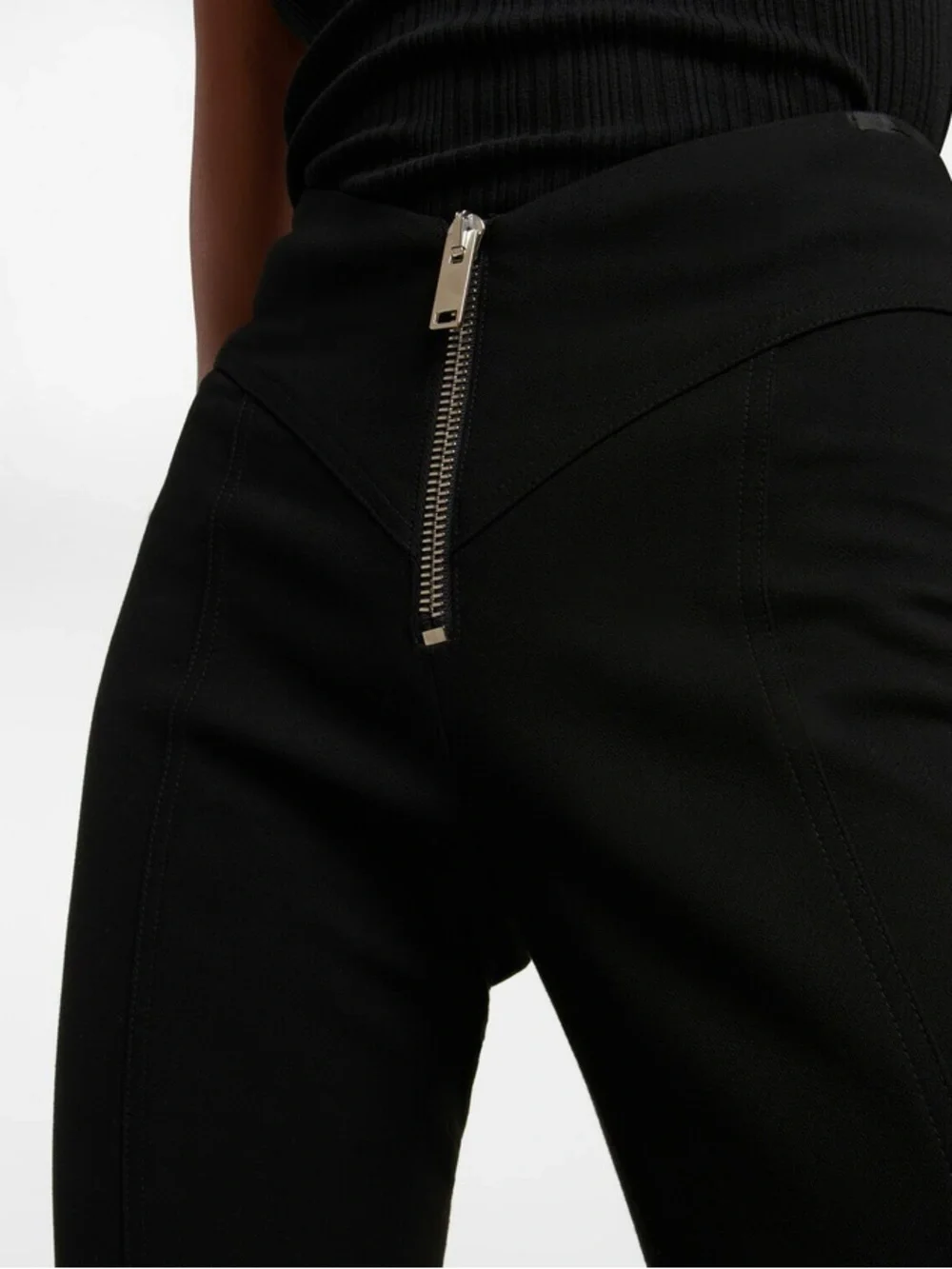 Khaite Meadow black pants with zip ankles Size 6 - Picture 11 of 11
